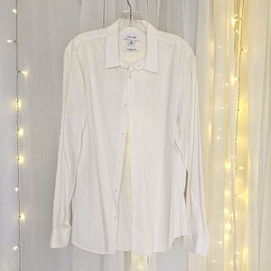 Calvin Klein, the Stretch-Cotton Shirt Slim Fit , L